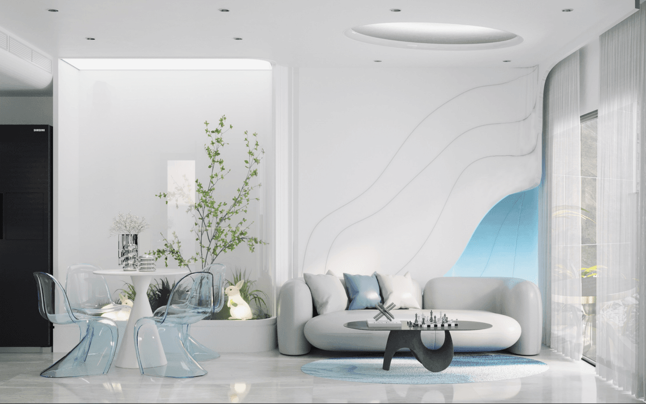 Phối cảnh căn hộ mẫu dự án Khải Hoàn Prime
