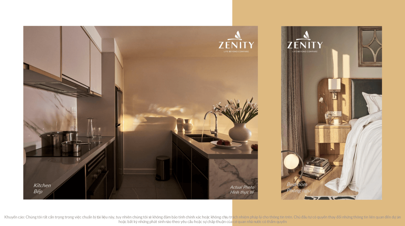 Phối cảnh căn hộ dự án Zenity
