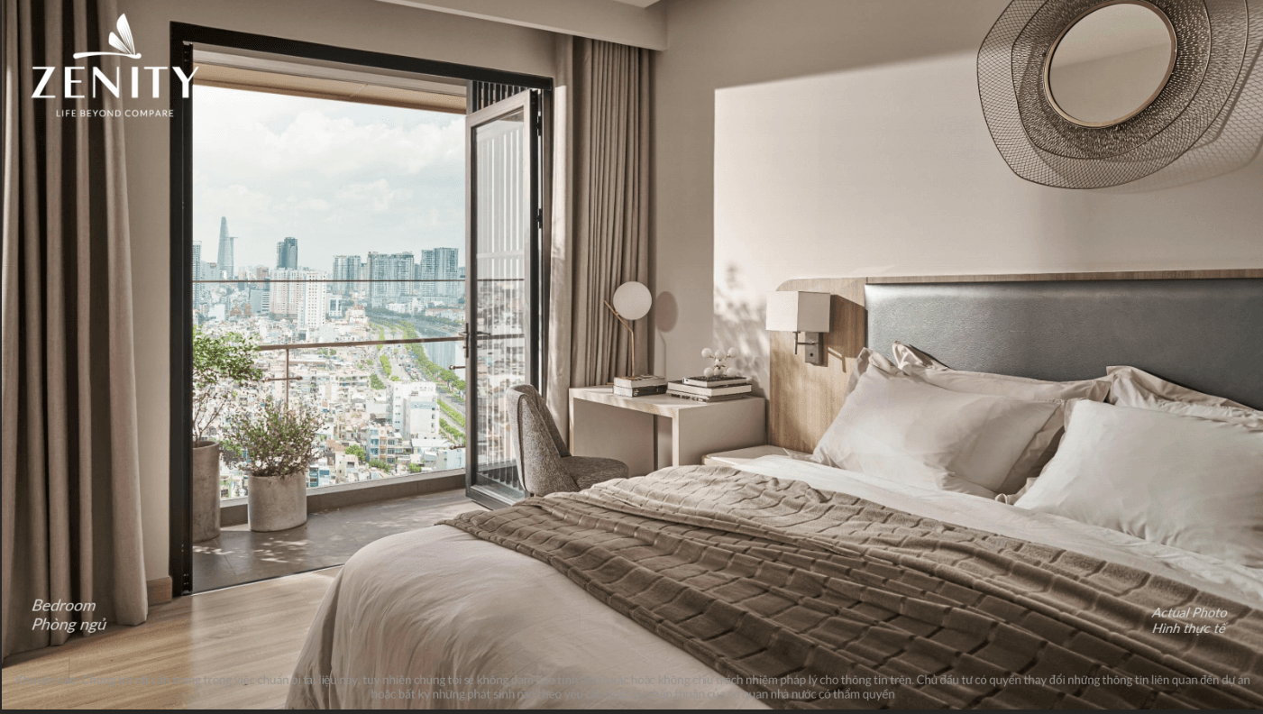 Phối cảnh căn hộ dự án Zenity