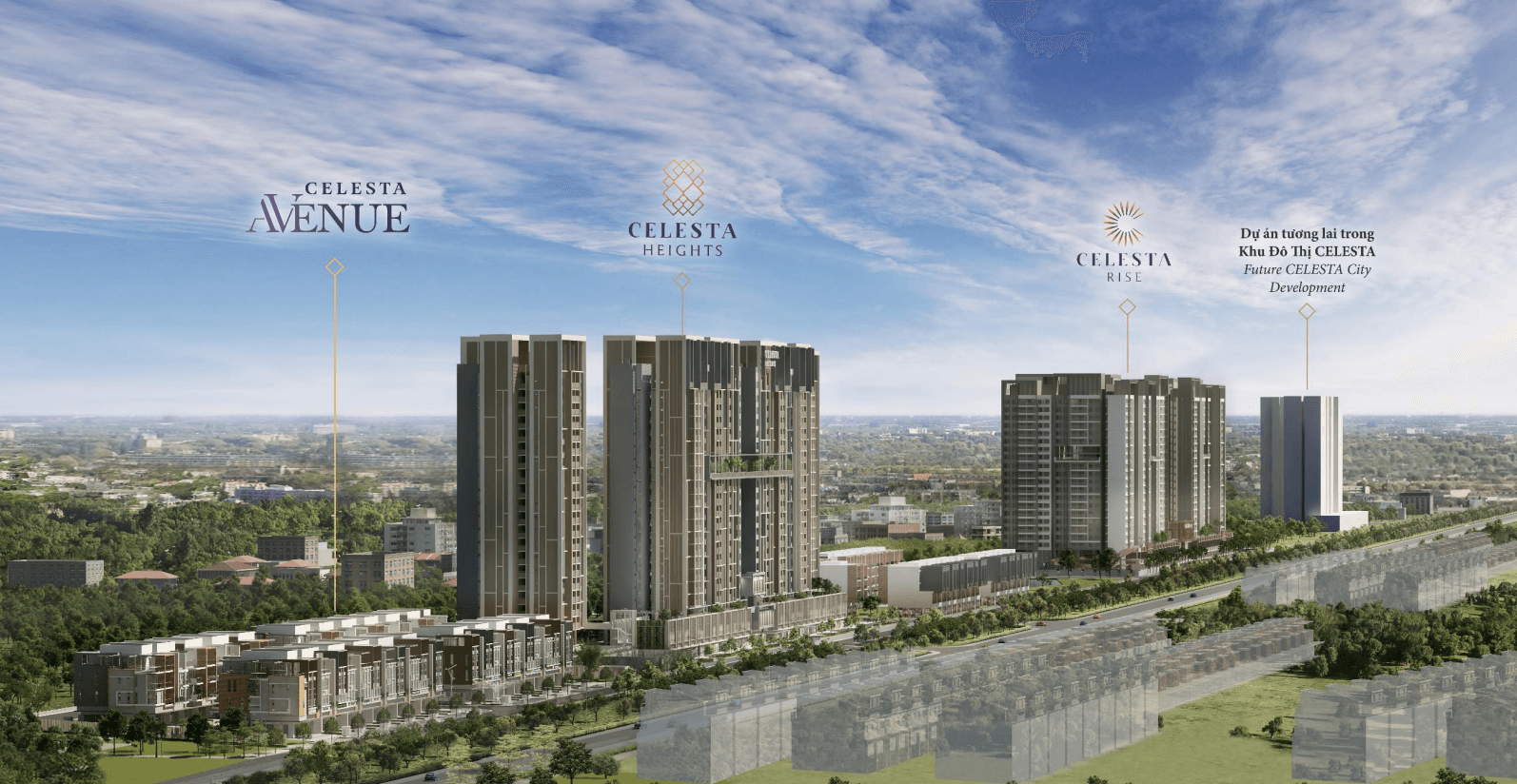 Phối cảnh dự án Celesta Rise