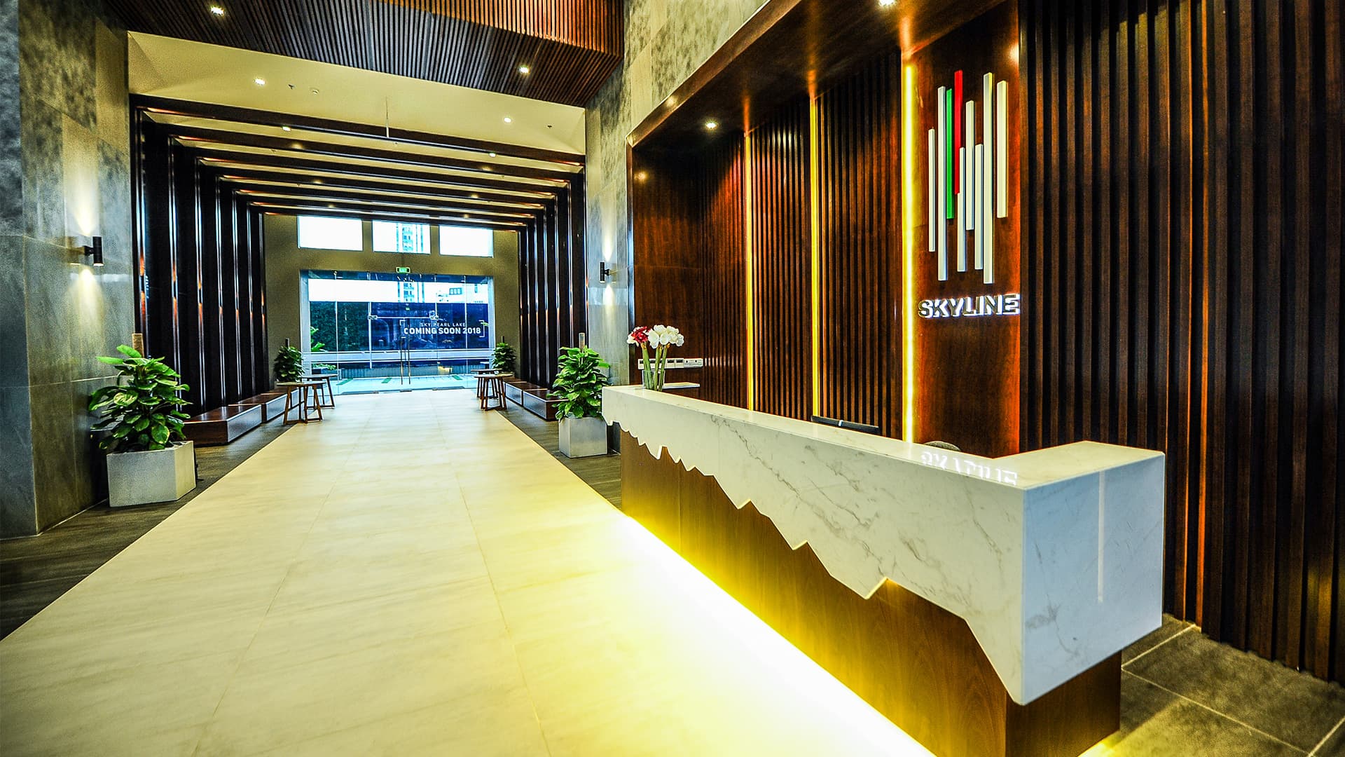Sảnh chờ dự án An Gia Skyline