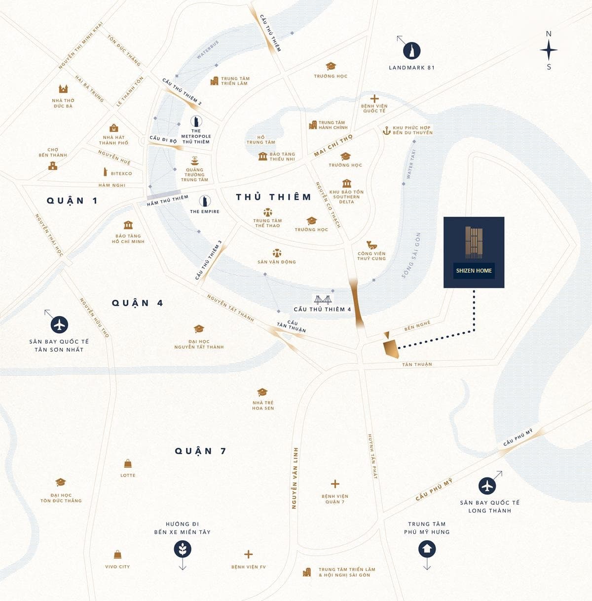 Vị trí dự án Shizen Home