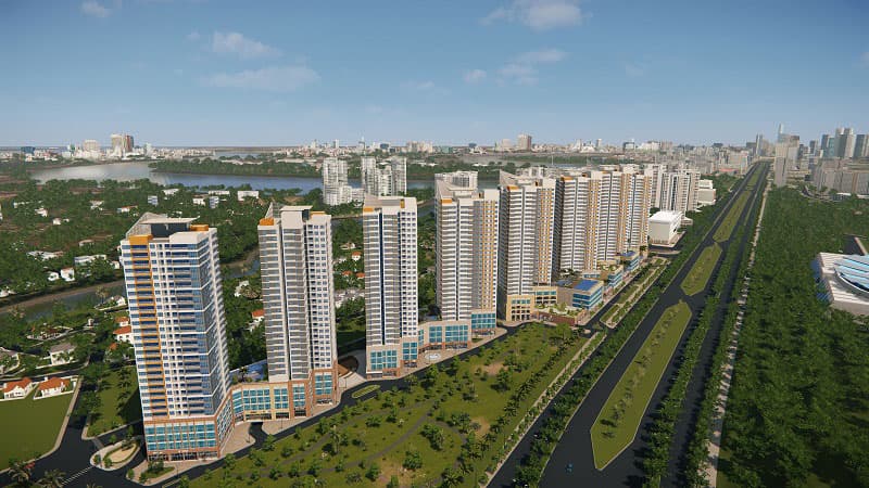 Ảnh thực tế dự án The Sun Avenue