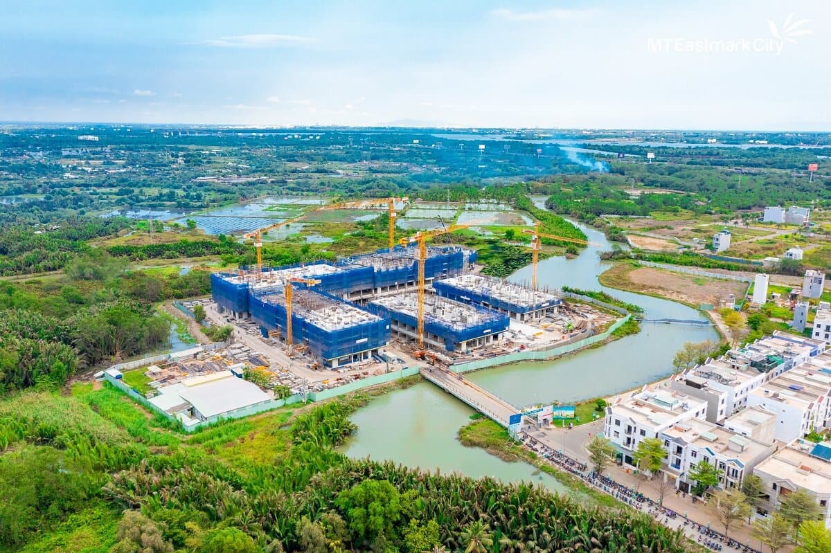 Tiến độ dự án MT Eastmark City T4/2023