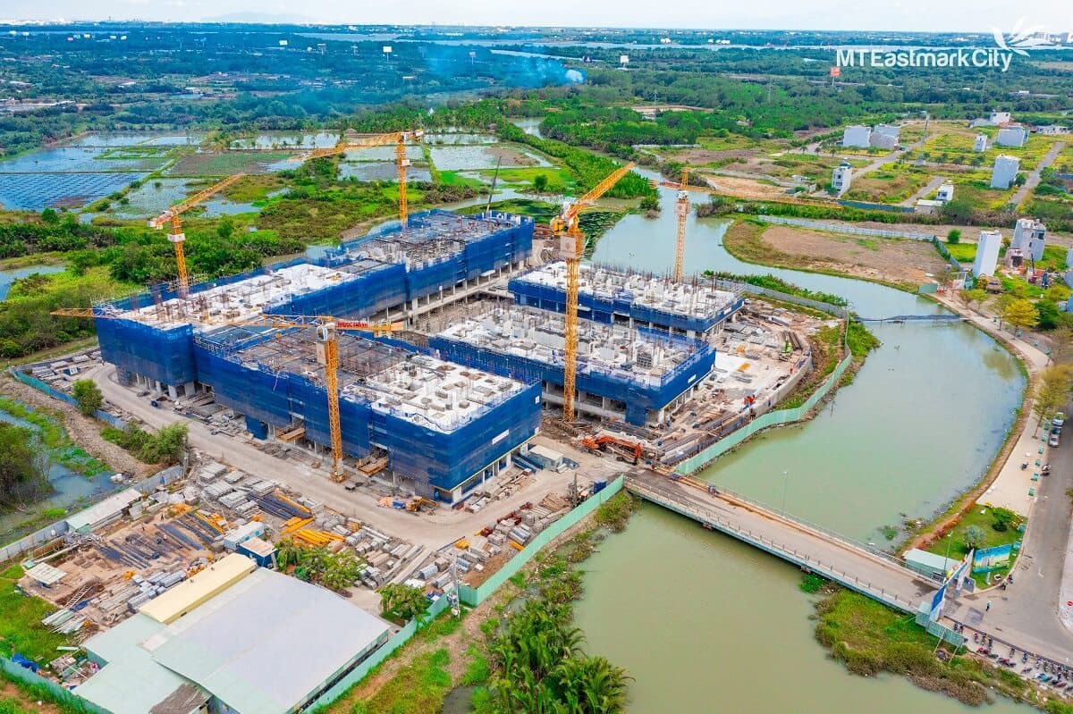 Tiến độ dự án MT Eastmark City T4/2023