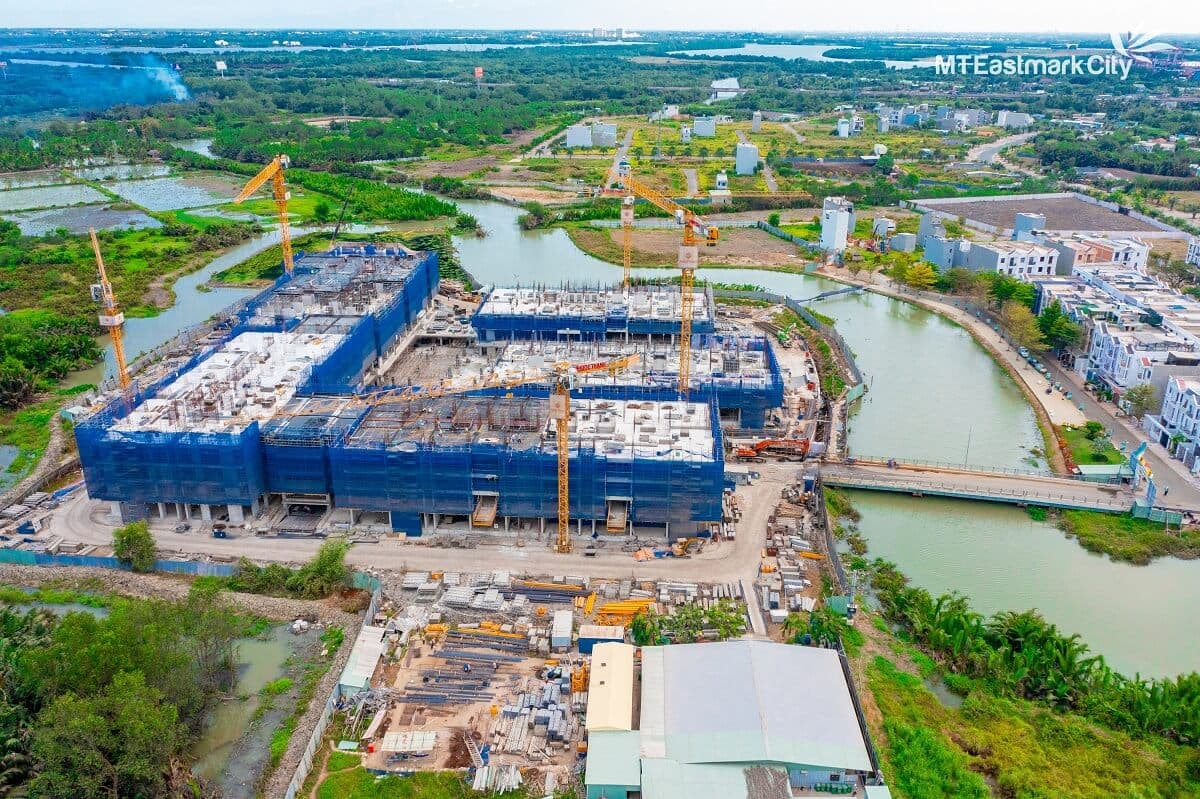 Tiến độ dự án MT Eastmark City T4/2023
