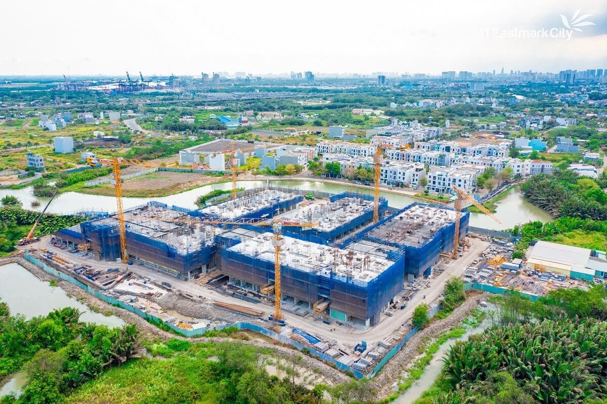 Tiến độ dự án MT Eastmark City T4/2023
