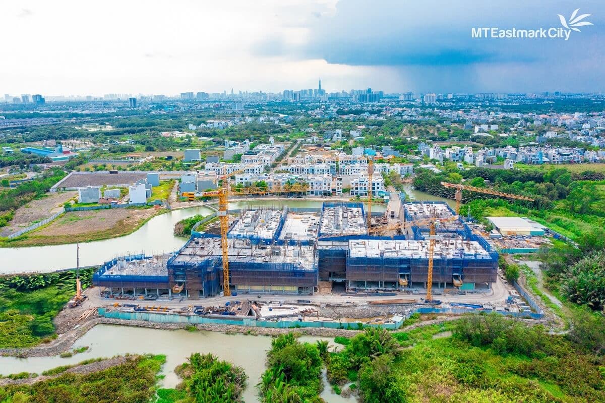 Tiến độ dự án MT Eastmark City T4/2023