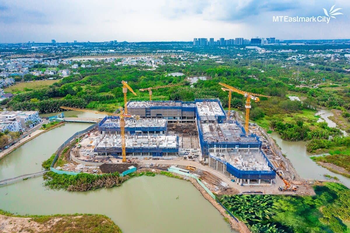 Tiến độ dự án MT Eastmark City T4/2023