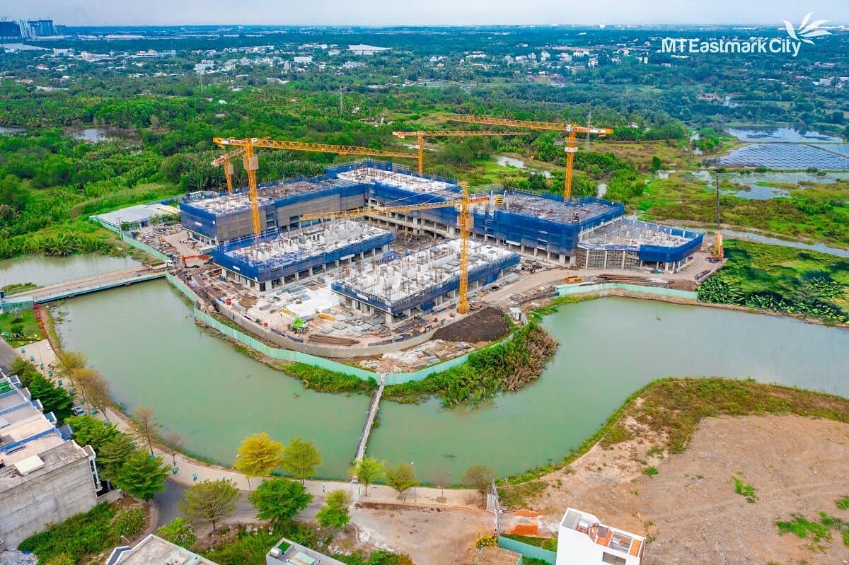 Tiến độ dự án MT Eastmark City T4/2023