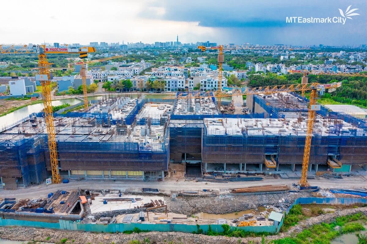 Tiến độ dự án MT Eastmark City T4/2023