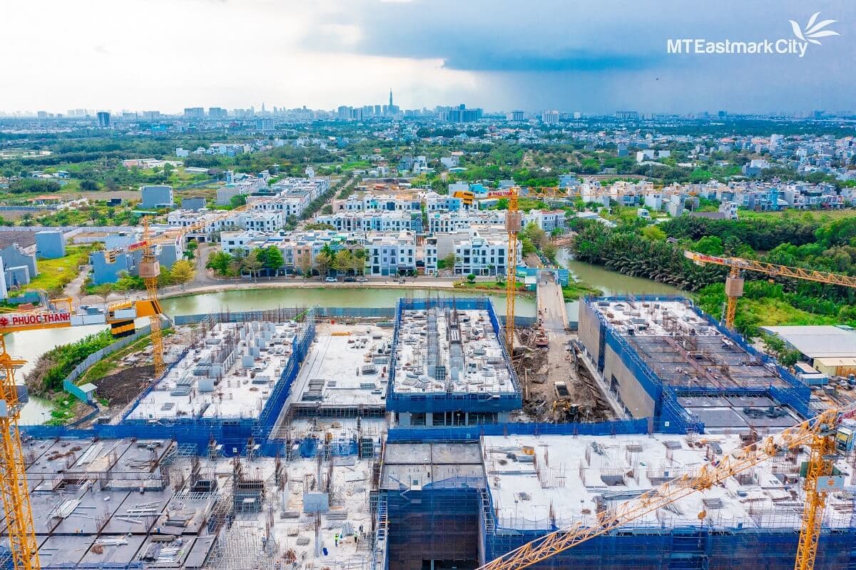 Tiến độ dự án MT Eastmark City T4/2023