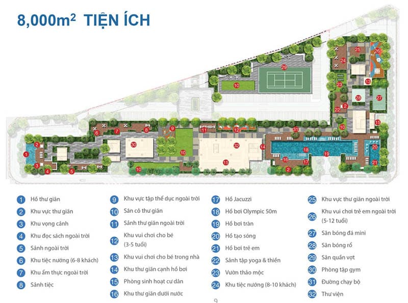 Tiện ích dự án One Verandah