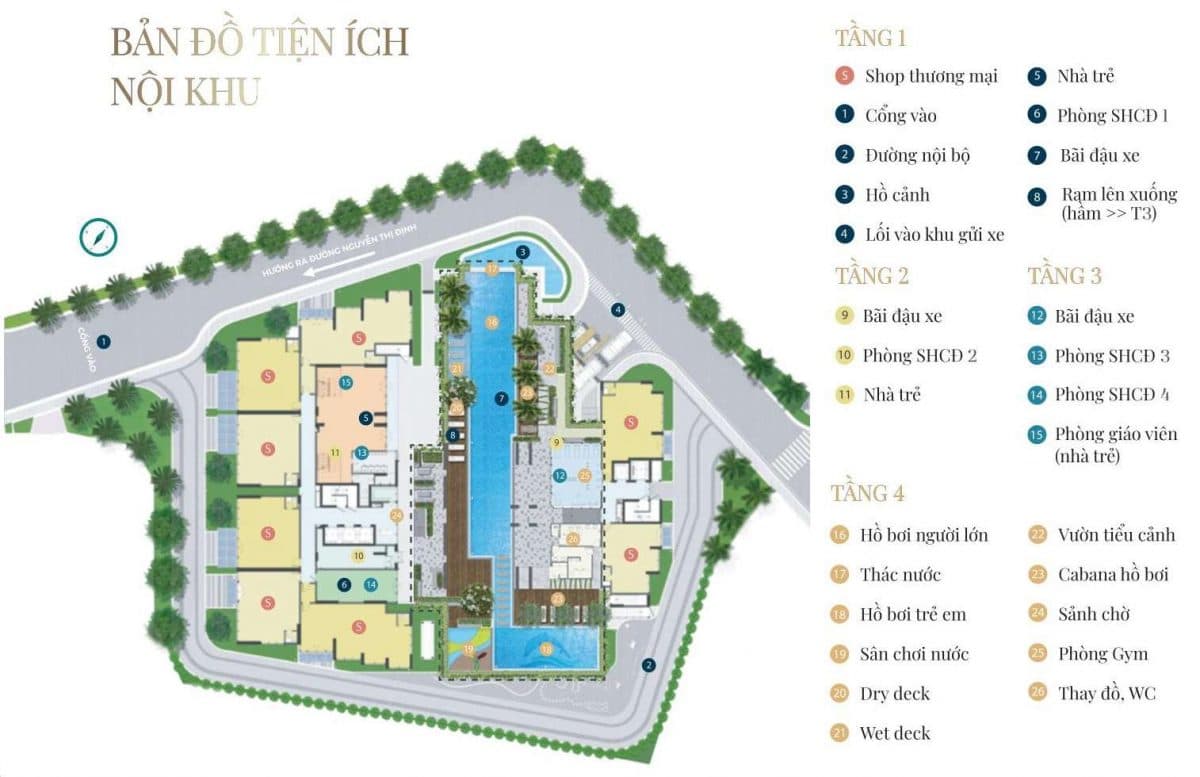 Tiện ích nội khu dự án Precia