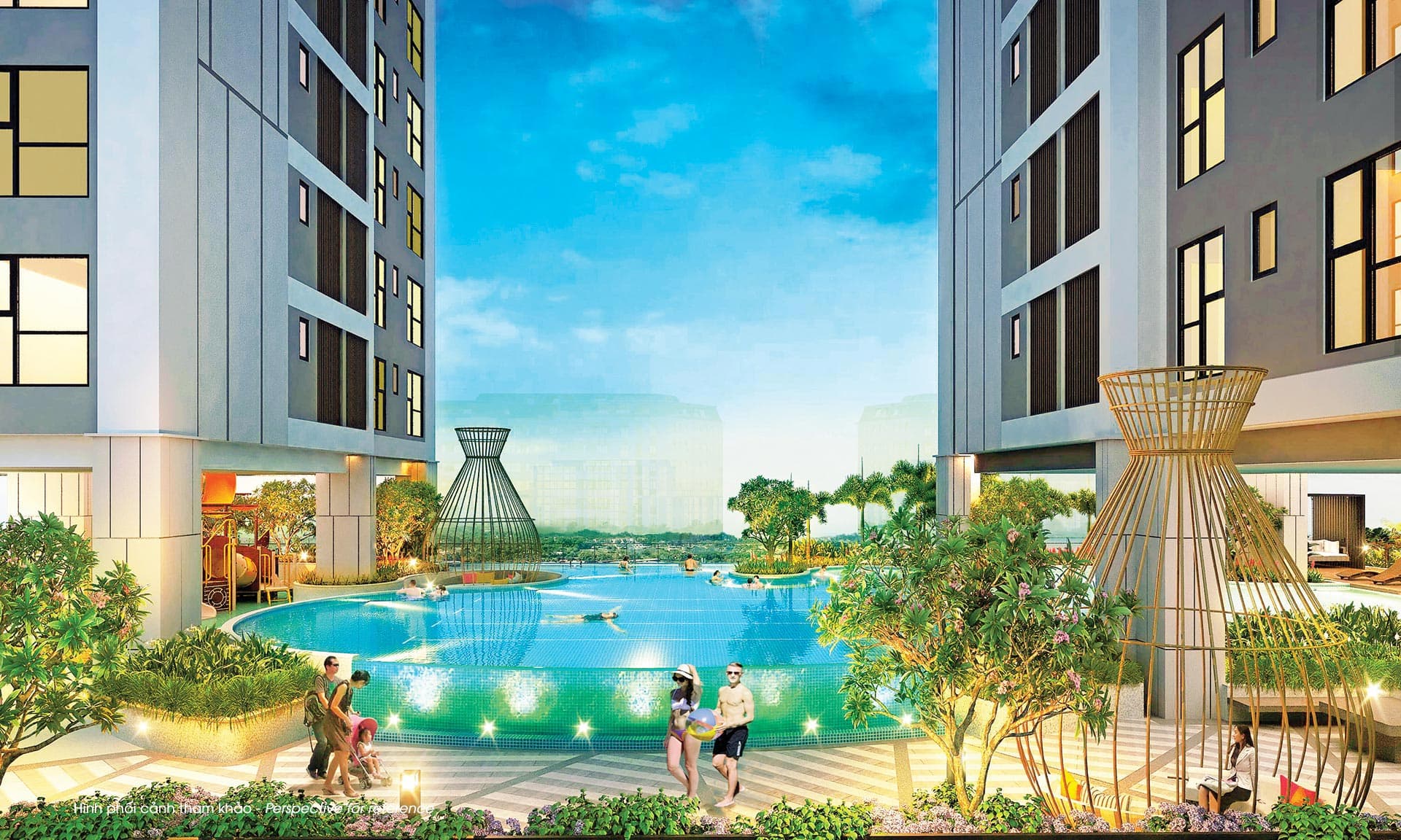 Phối cảnh dự án The Antonia