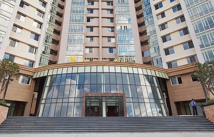 Mặt tiền khu căn hộ Imperia An Phú