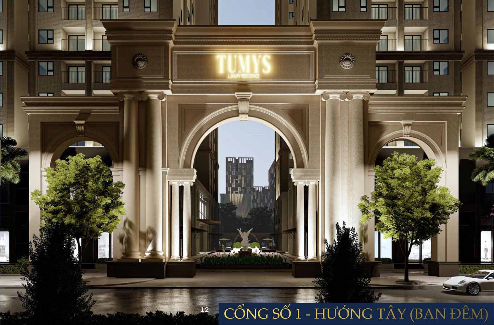 Phối cảnh dự án Tumys Phú Mỹ