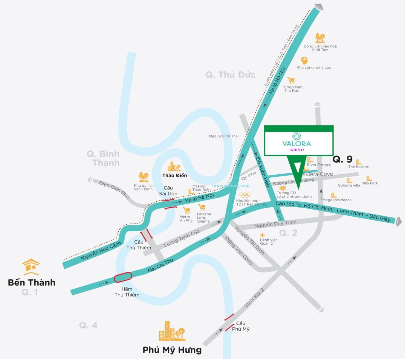 Vị trí dự án Valora Kikyo
