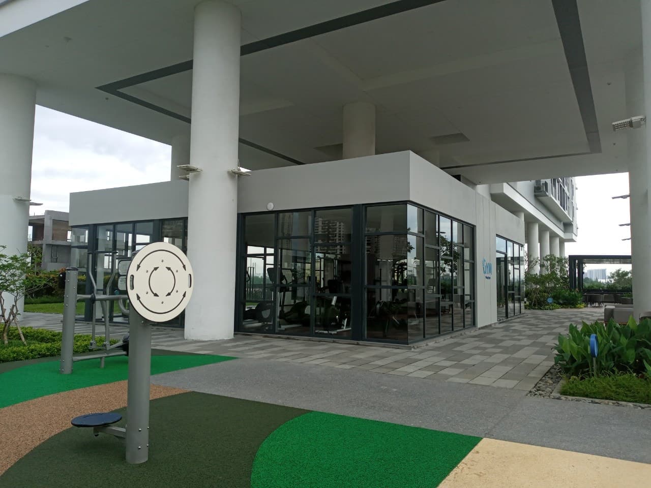 Khu thể thao và phòng gym tại One Verandah