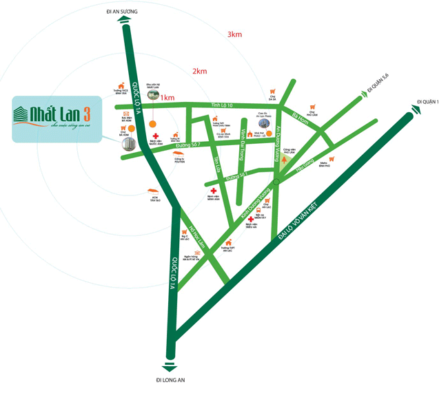 Vị trí dự án Nhất Lan 3