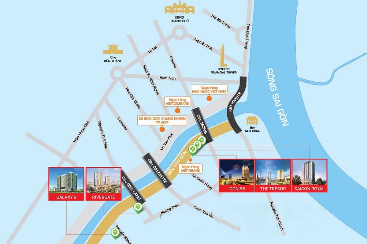 Vị trí dự án RiverGate