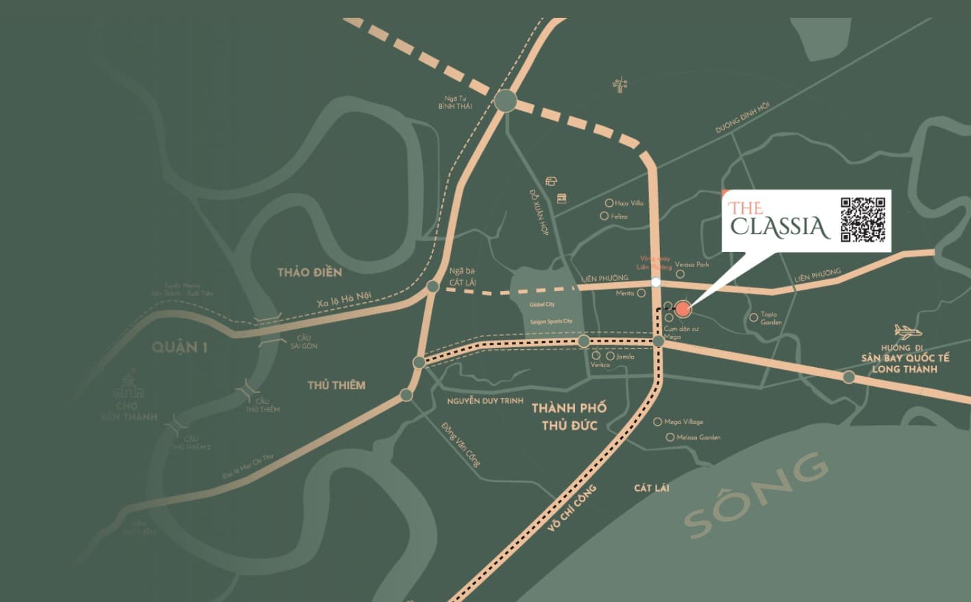 Vị trí dự án The Classia