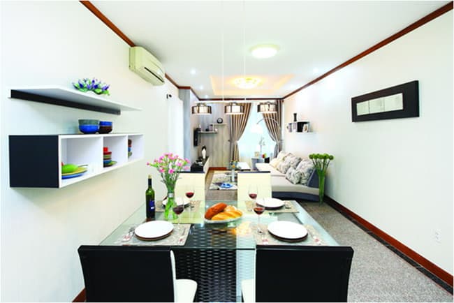 Căn hộ mẫu dự án Hoàng Anh Thanh Bình