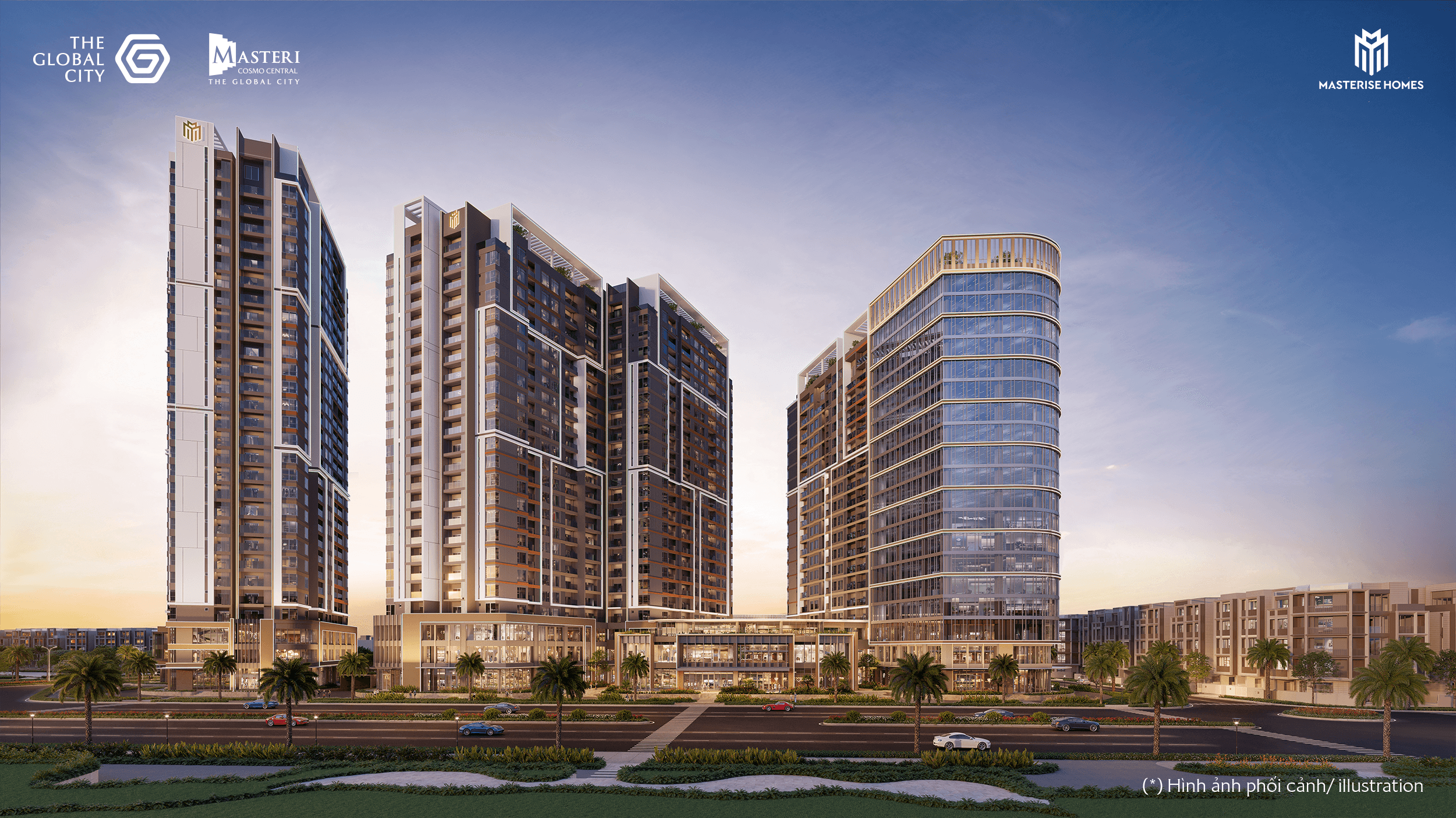 Phối cảnh tổng thể Masteri Cosmo Central (TC4) - KĐT The Global City_2