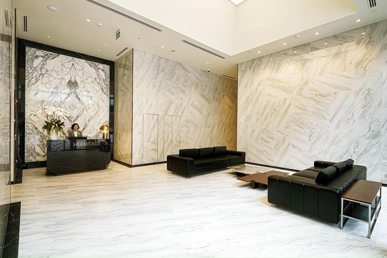 Sảnh chờ dự án The Metropole Thủ Thiêm