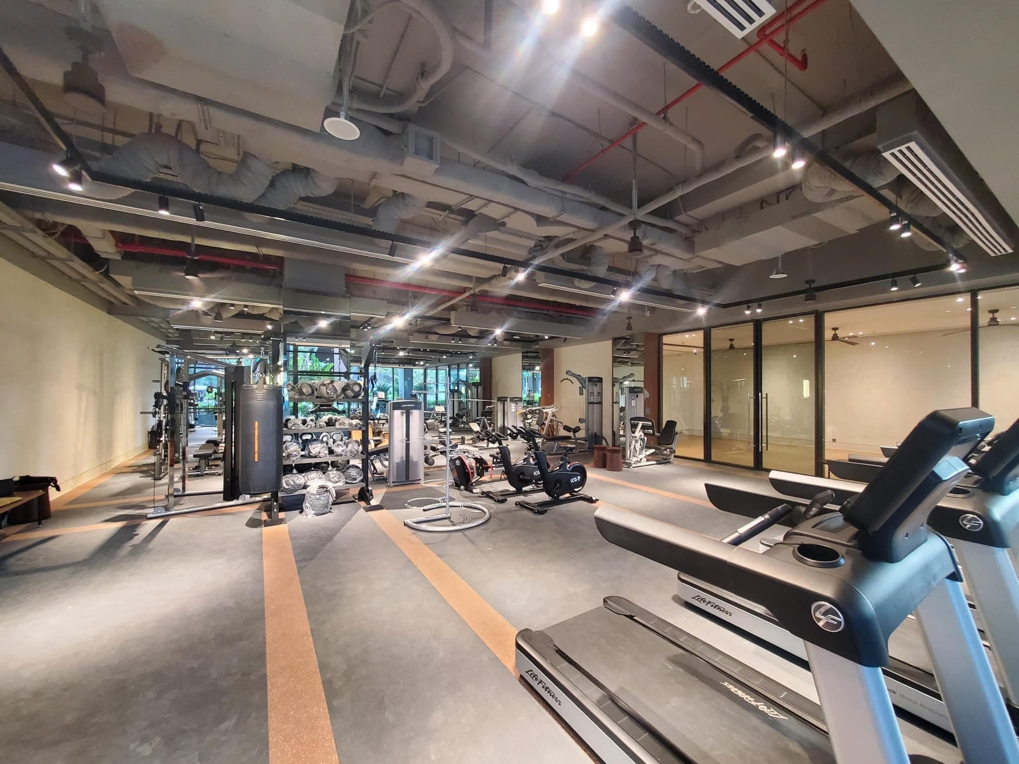 Phòng Gym dự án The River Thủ Thiêm