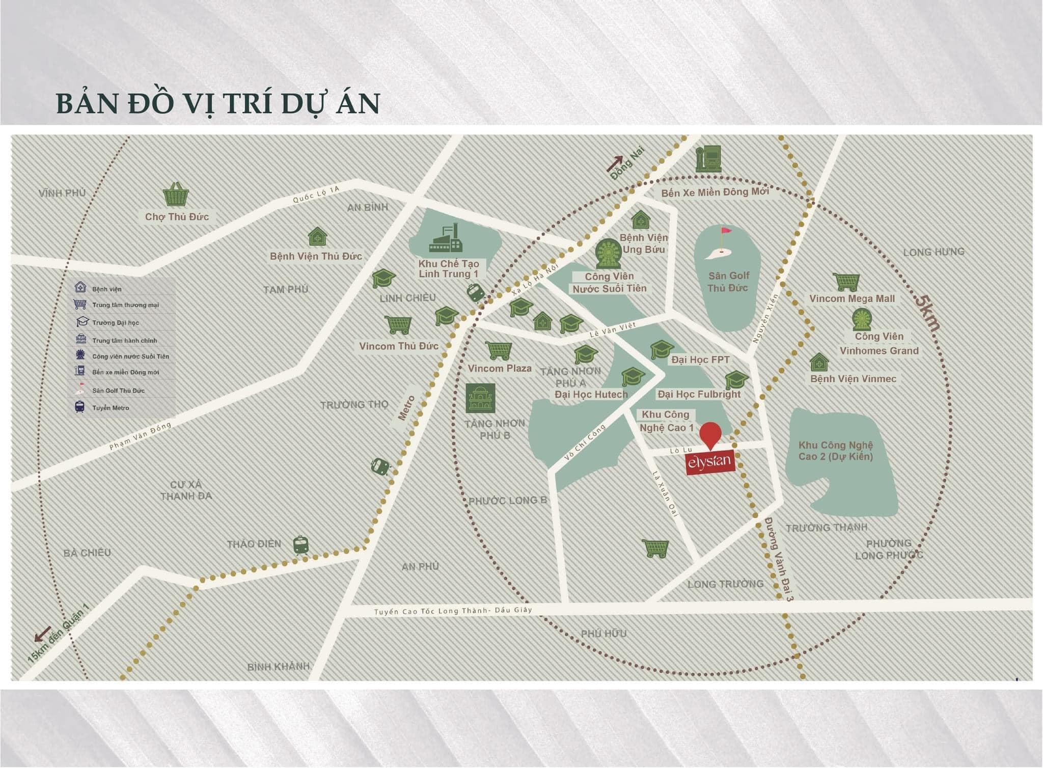 Vị trí dự án Elysian