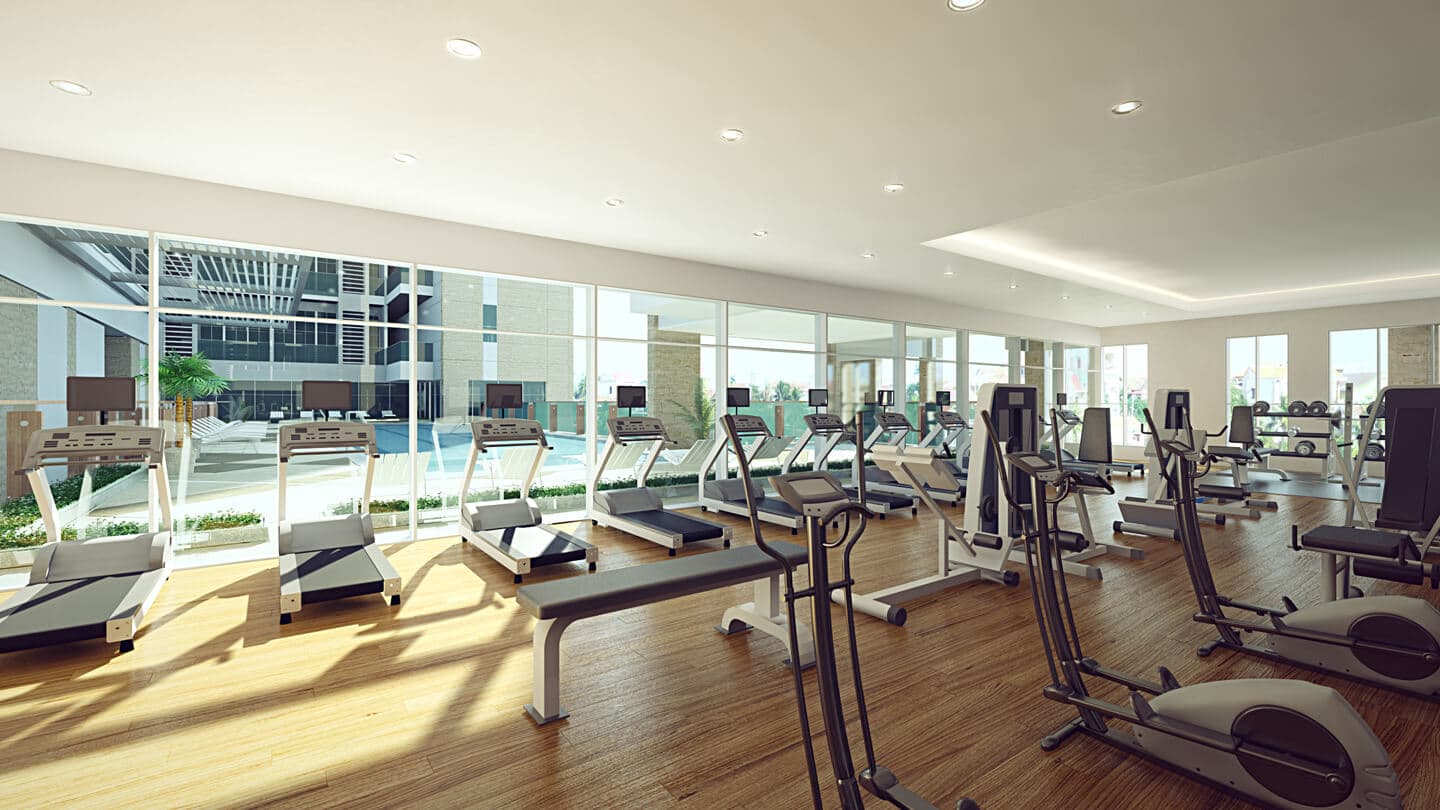 Phòng gym tại Jamona City