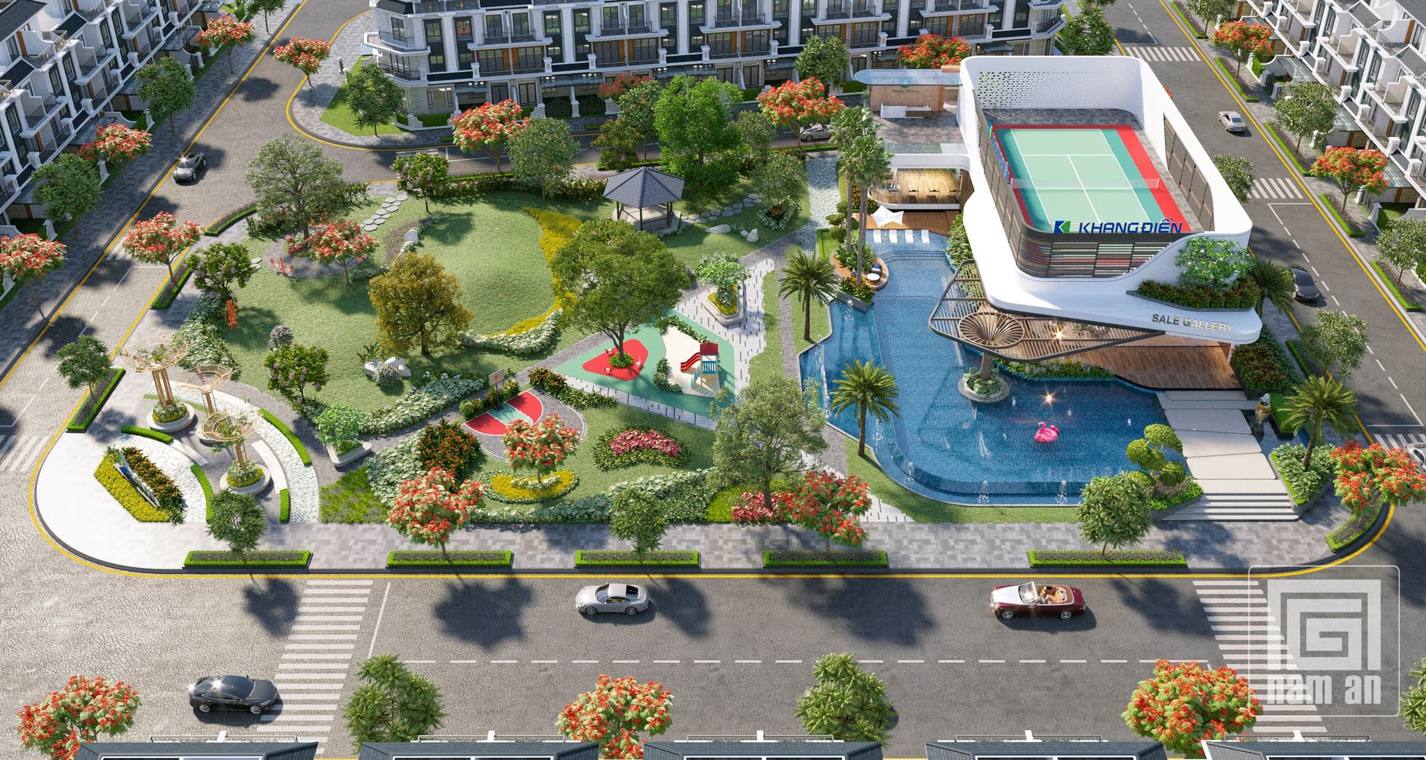 Phối cảnh dự án Foresta