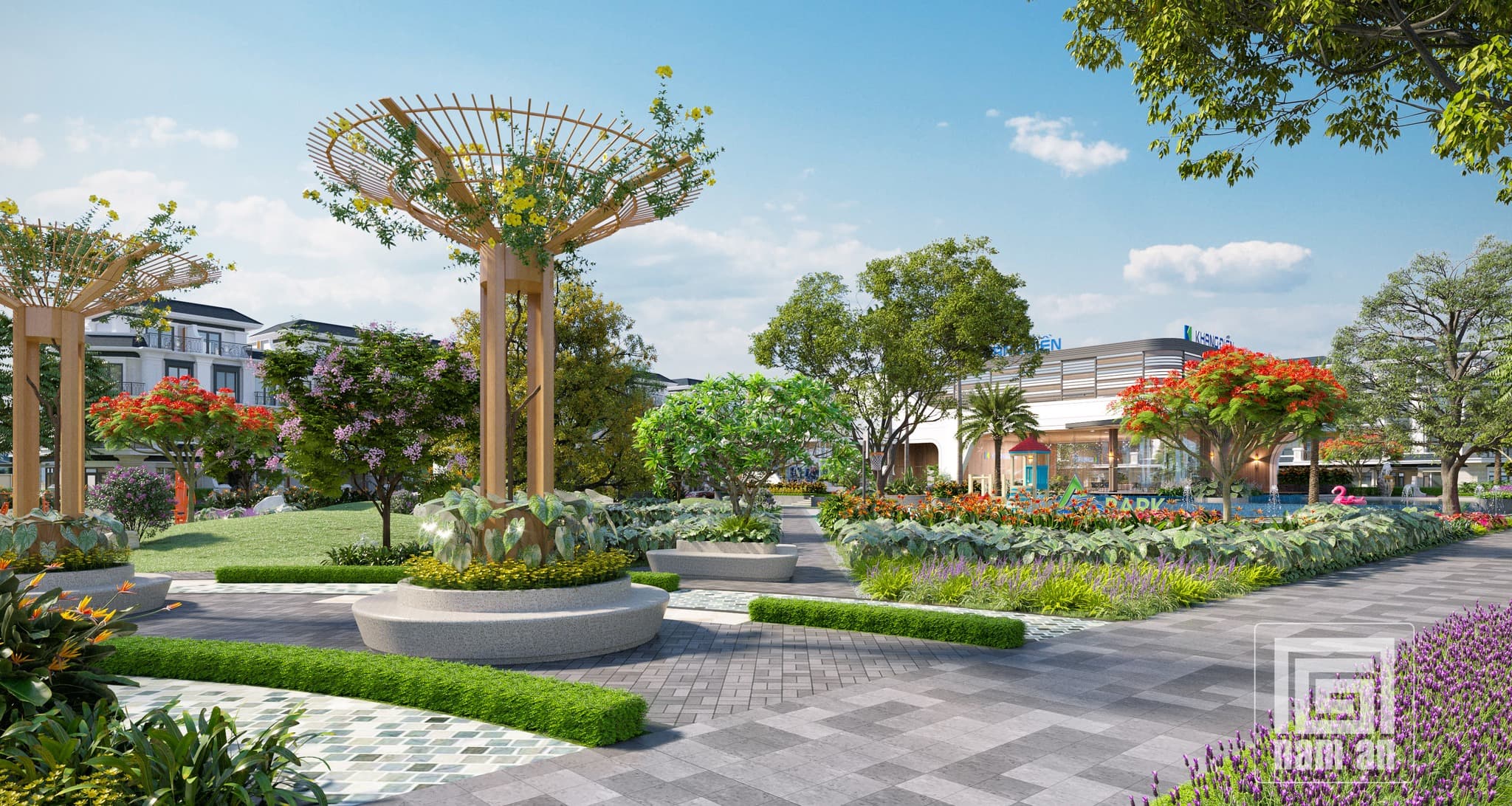 Phối cảnh dự án Foresta