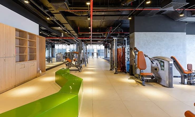 Phòng gym tại The Sun Avenue