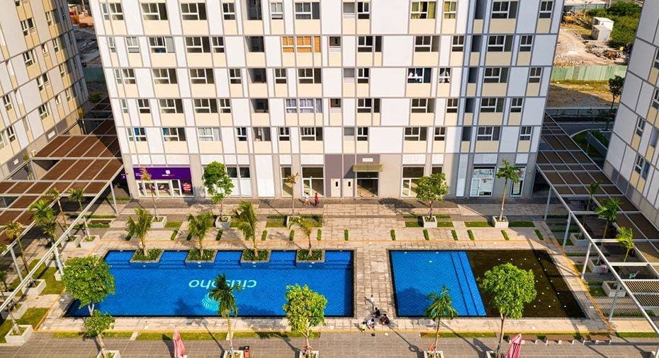 Hồ bơi tại khu chung cư CitiSoho