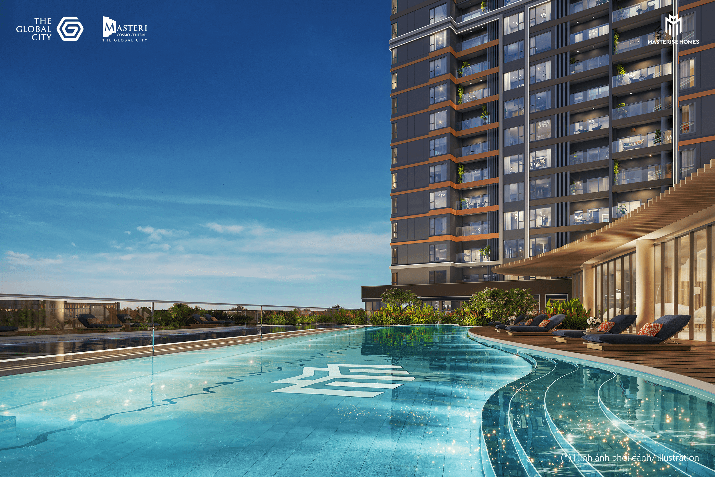Phối cảnh tổng thể Masteri Cosmo Central (TC4) - KĐT The Global City_4