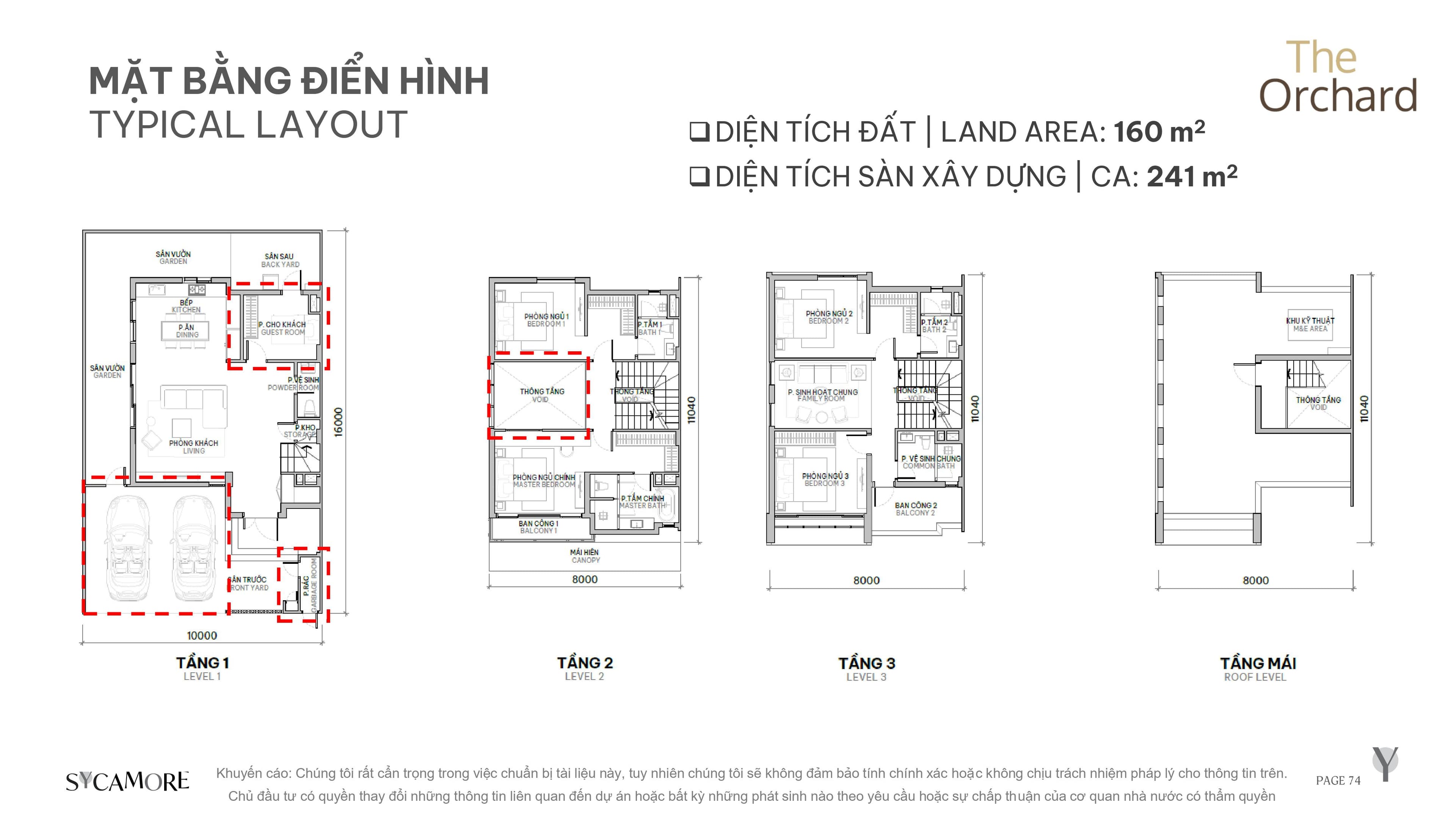 BIỆT THỰ SONG LẬP - LAYOUT