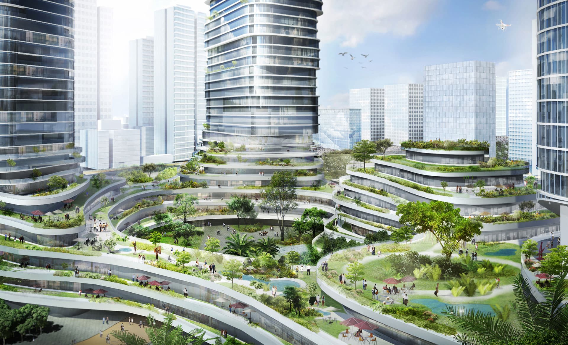 Nội khu dự án The Metropole Thủ Thiêm