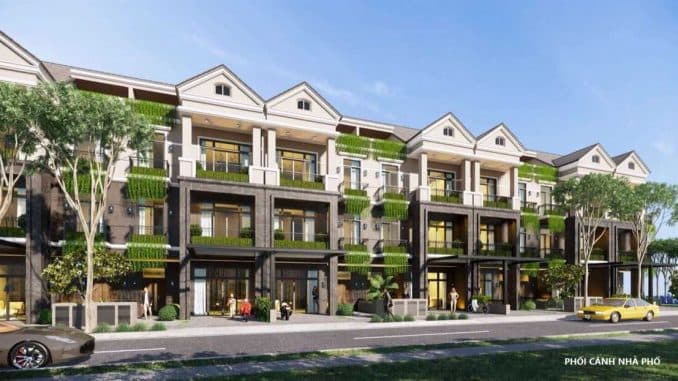 Phối cảnh nhà phố dự án GS Metrocity Long Bình