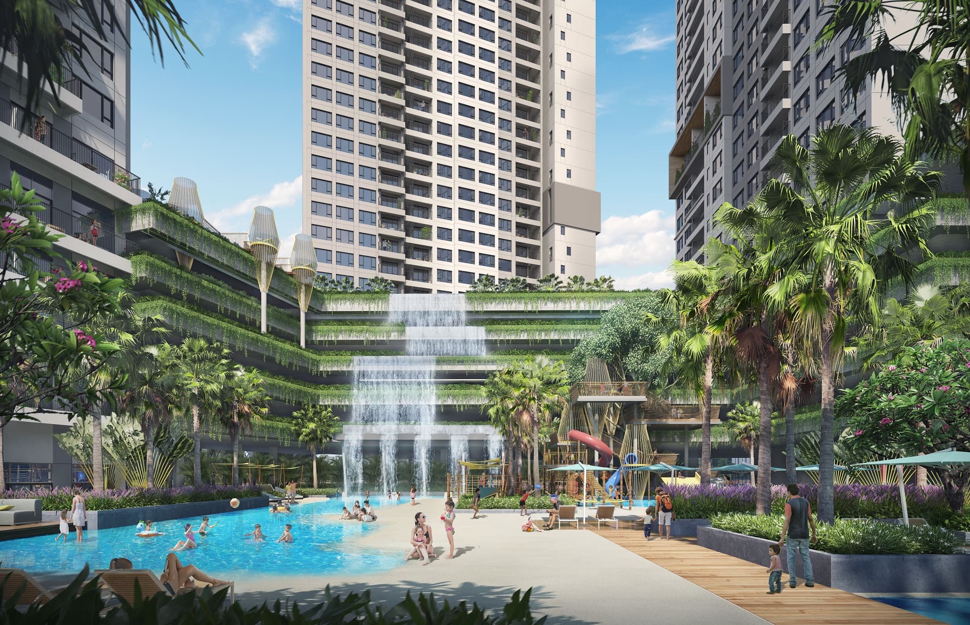Nội khu dự án The Infiniti Riviera Point