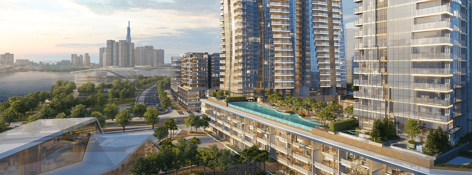Nội khu dự án The Metropole Thủ Thiêm
