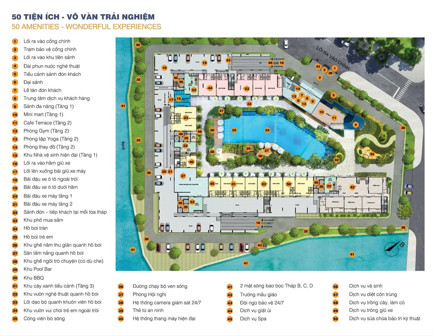 Tiện ích dự án Jamila
