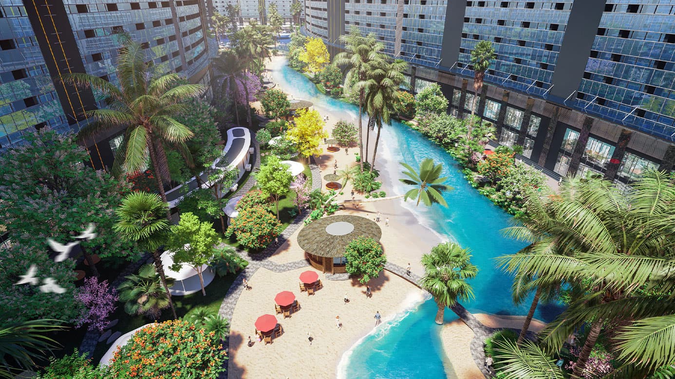 Không gian xanh tại Sunshine Diamond River