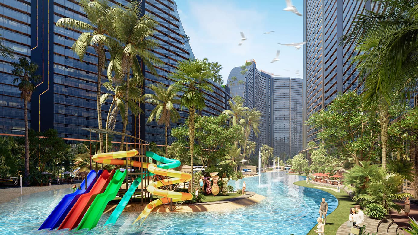 Hồ bơi tại Sunshine Diamond River