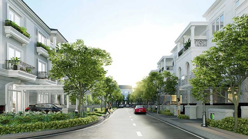 Nội khu dự án Sol Villas