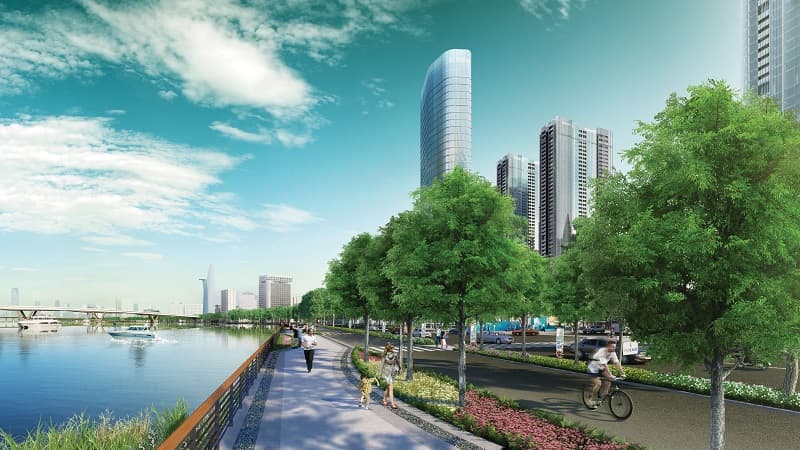 Phối cảnh dự án Vinhomes Golden River