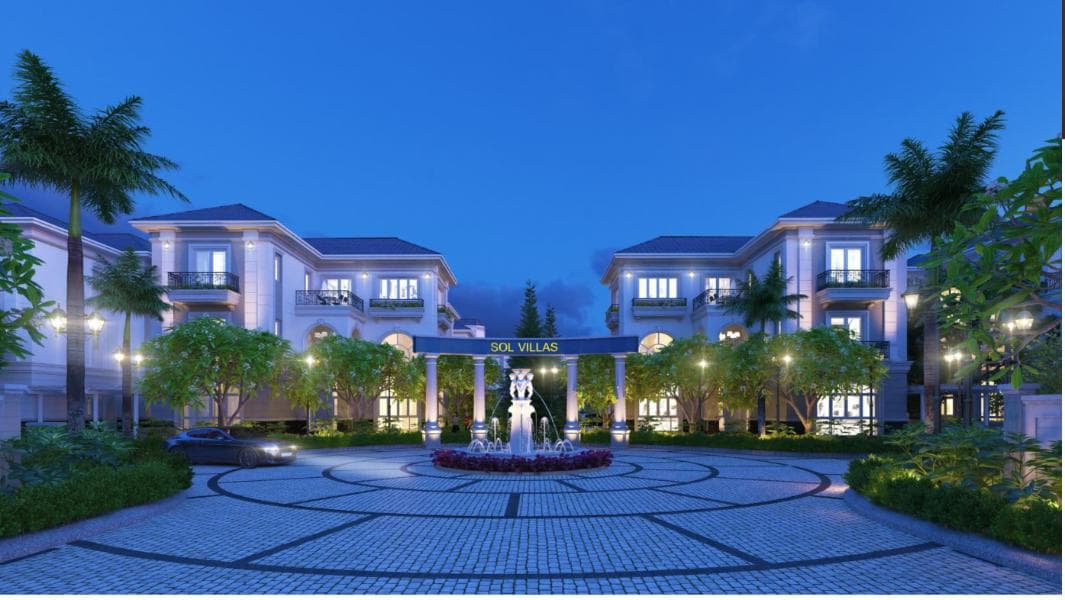 Cảnh Sol Villas về đêm