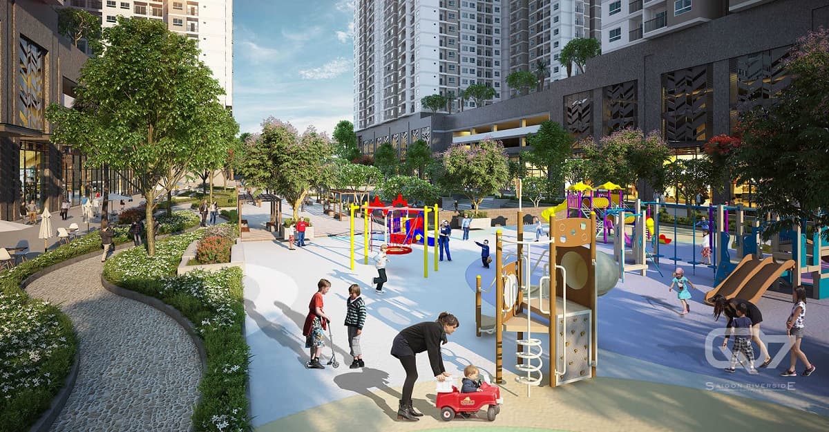 Khu vui chơi trẻ em tại Q7 Saigon Riverside Complex