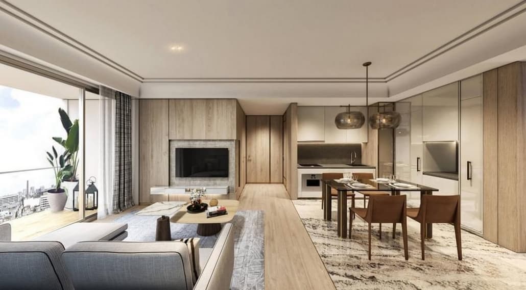 Phối cảnh căn hộ mẫu dự án Grand Marina Saigon